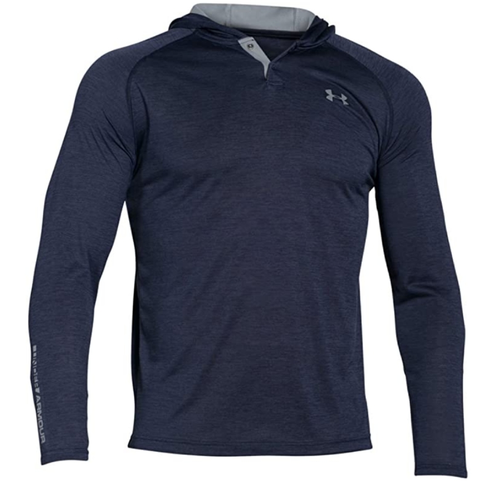 NWT Men's UA Lightweight Heat hear Navy hoodie